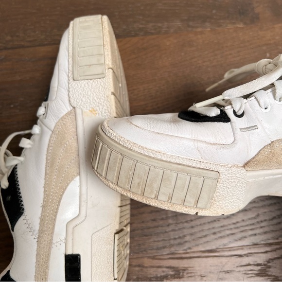 White and Black Puma Sneakers - Picture 11 of 13